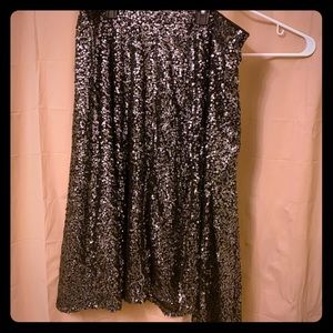 Sequin A-line LB Skirt